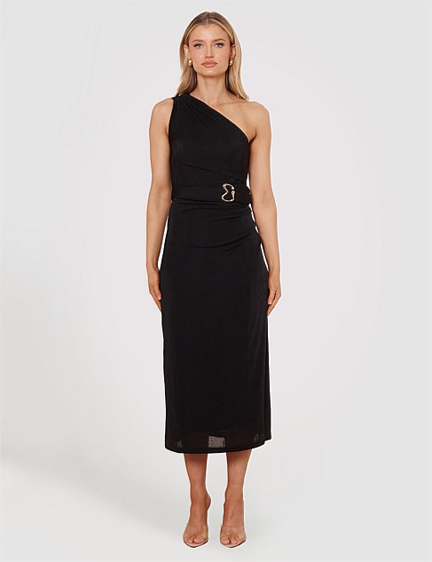 KYLE ONE SHOULDER MIDI DRESS