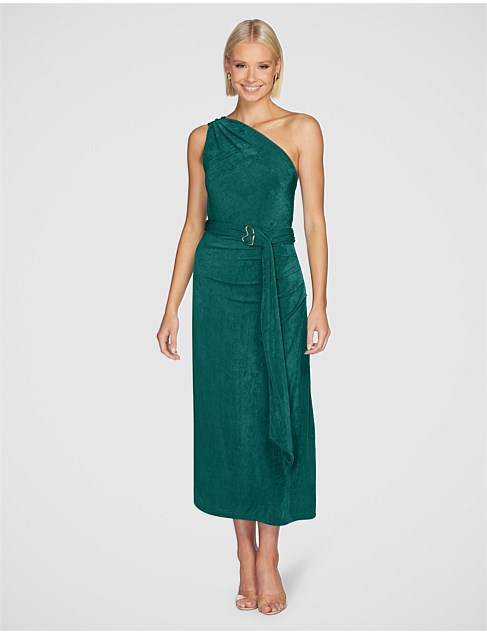 KYLE ONE SHOULDER MIDI DRESS