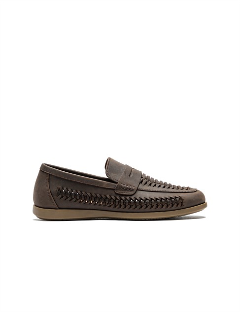 GISBORNE HUARACHE SLIP ON - CHOCOLATE