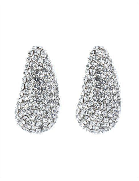 PAVE DOME EARRINGS