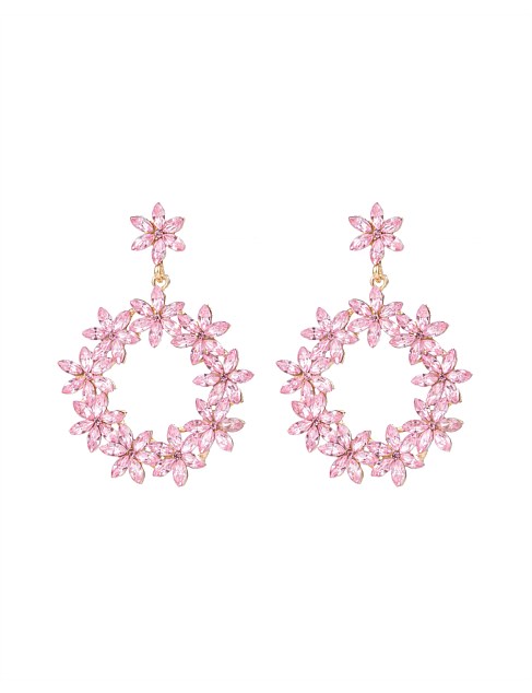 FLOWER WREATH EARRINGS