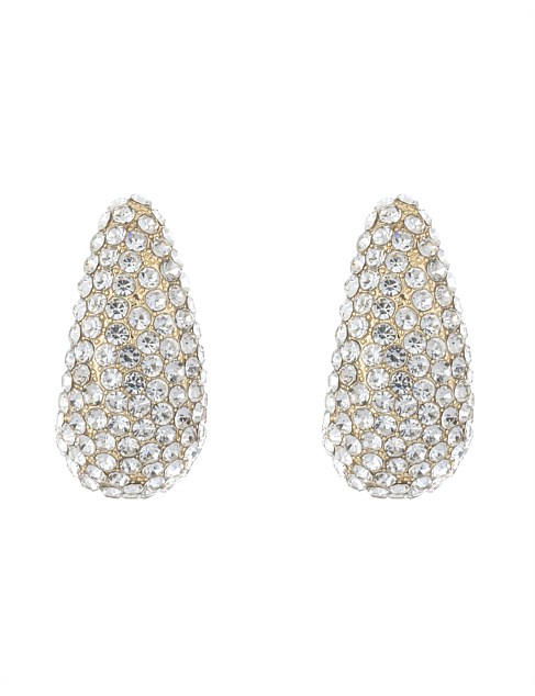 PAVE DOME EARRINGS