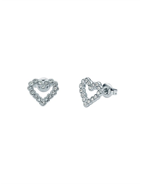 AMORINA HEART STUD EARRINGS