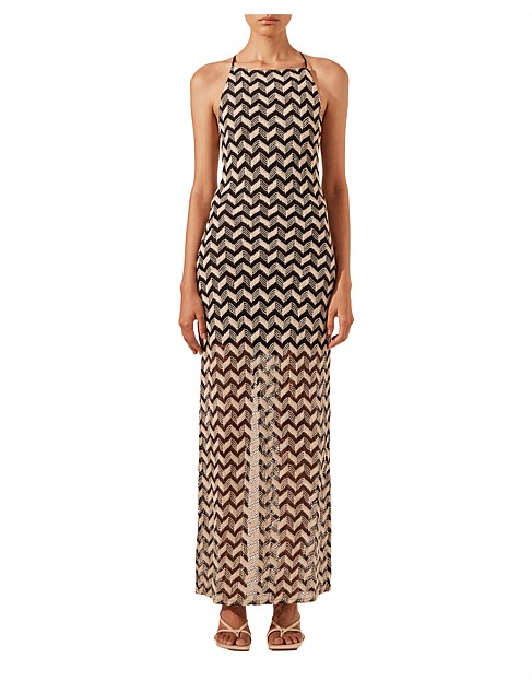 Noor High Neck Maxi Dress