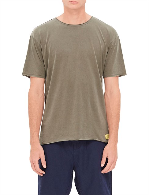 Raw Edge Short Sleeve T-Shirt