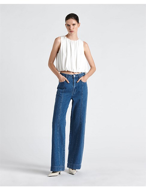 CROPPED BUBBLE TOP