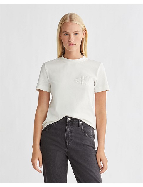 Satin Appliqye Regular Tee