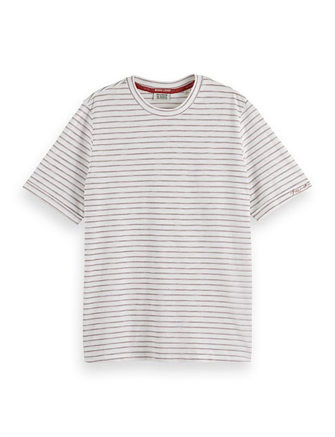 Relaxed Fit Lurex Stripe T-Shirt