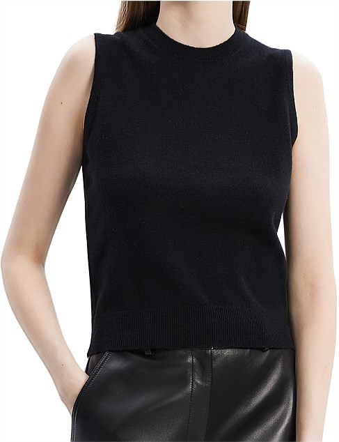 Cashmere Sleeveless Knit Top