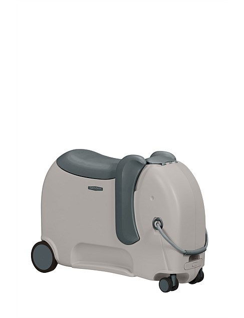 DREAM RIDER DELUXE RIDE-ON SUITCASE ELEPHANT ELEPHANT GREY