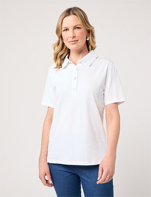 CLEO POLO TOP