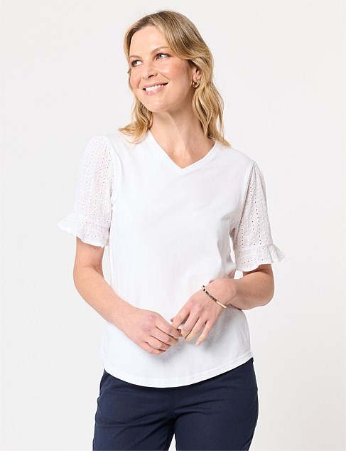 CALINA V NECK TOP