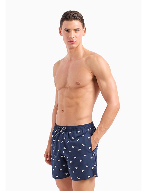 EMBROIDERED EAGLE SWIM BOXER SHORT