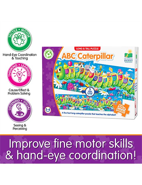 LONG & TALL PUZZLES - ABC CATERPILLAR