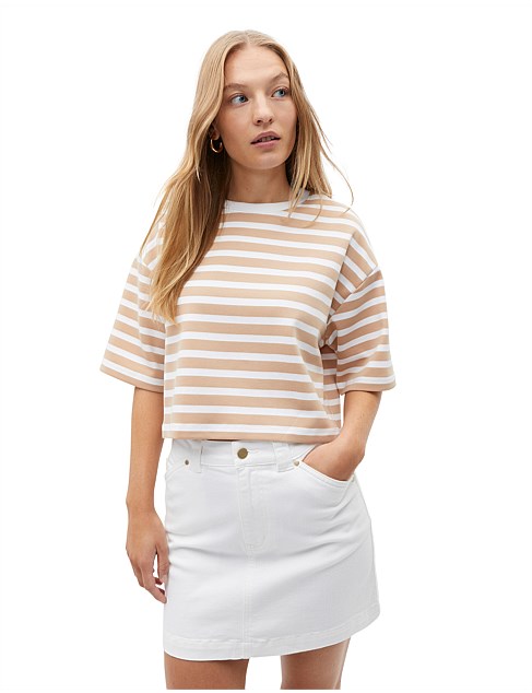 STRIPE BOXY TEE