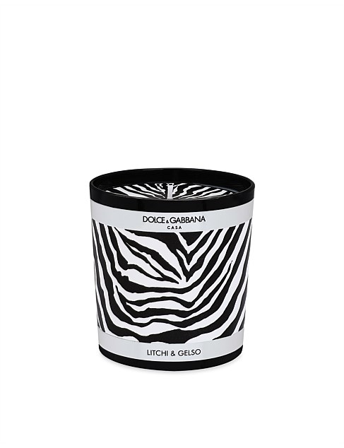 ZEBRA PERFUMED CANDLE LYCHEE & MULBERRY