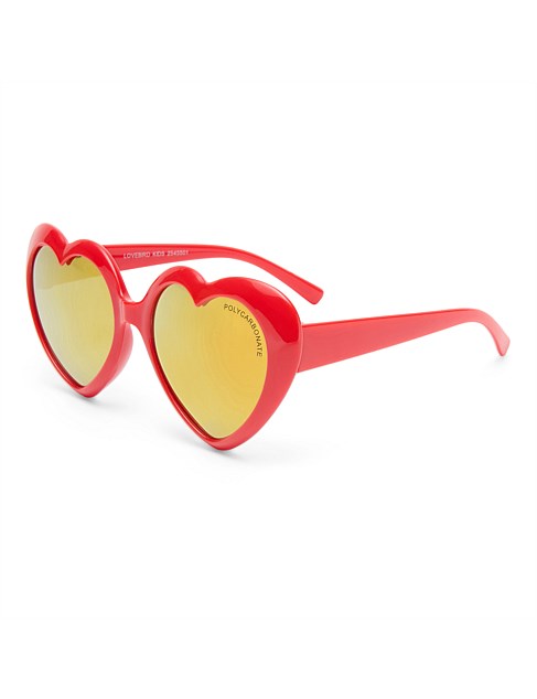 LOVEBIRD KIDS RED ROUND Sunglasses