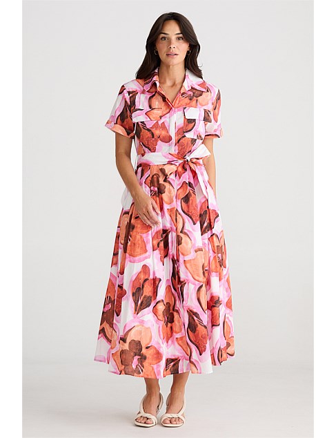 Rossellini Short Sleeve Dress