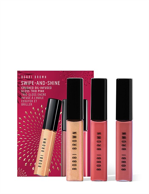 Swipe-and-Shine Crushed Oil-Infused Gloss Trio