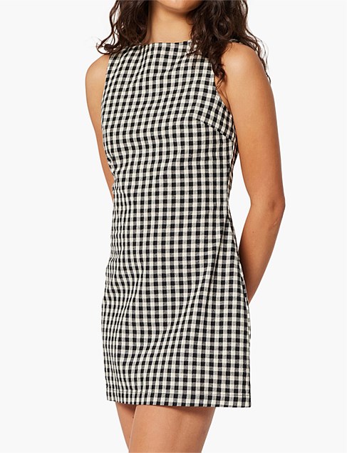 SHIFT DRESS GINGHAM