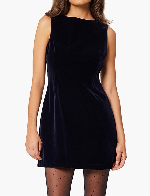 SHIFT DRESS VELVET