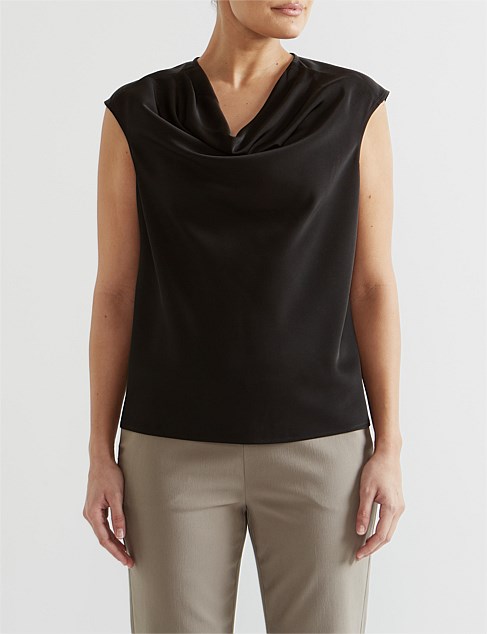 COWL NECK BLOUSE