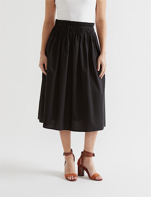 ROUCHED WAIST SKIRT