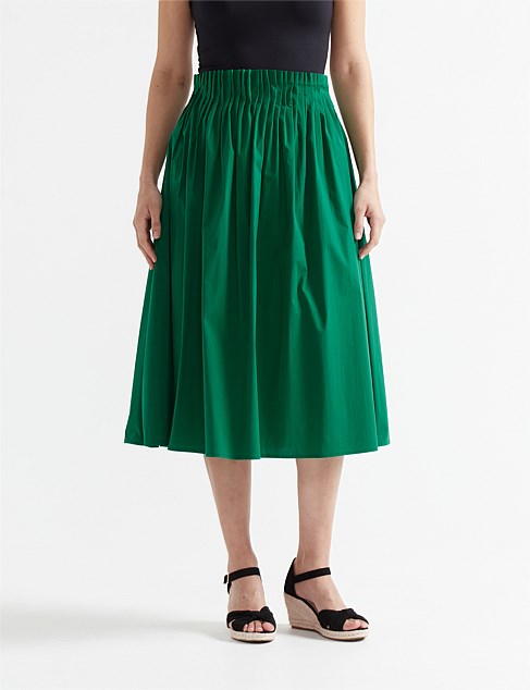 ROUCHED WAIST SKIRT