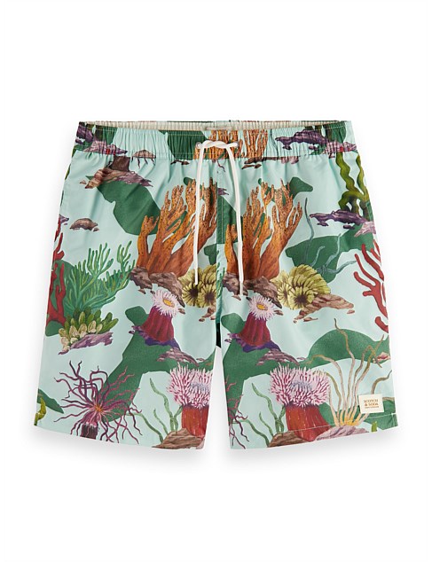 Mid Length Swim Short All Over Print