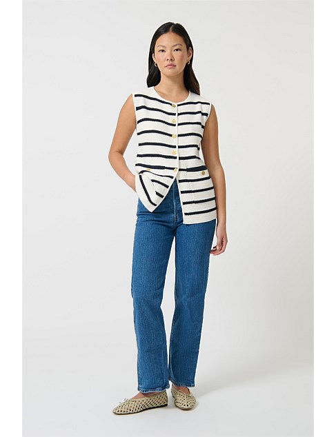 HELENA GILET - STRIPE 1