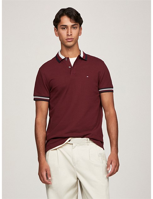 Two Tone Shadow Collar Regular Fit Polo