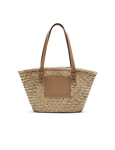 SEED STRAW BASKET TOTE