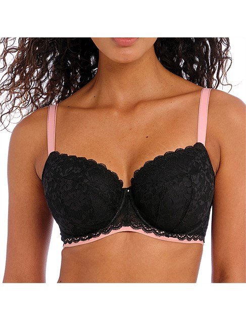 Offbeat Underwire Padded Half Cup Bra