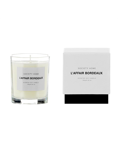 L¿Affair Bordeaux Scented Soy Candle 180G