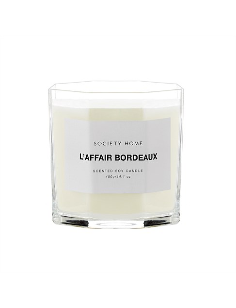 L¿Affair Bordeaux Scented Soy Candle 400G