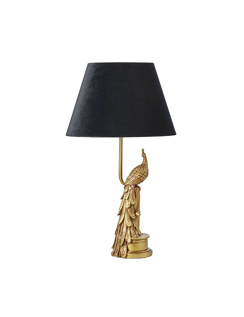 Peacock Table Lamp