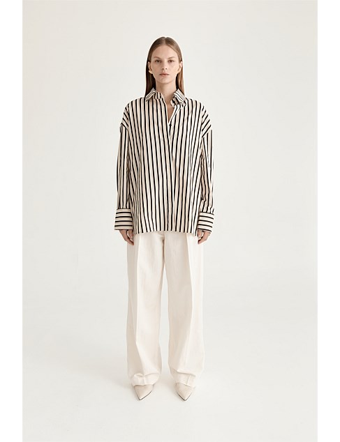 Amelie Button down collared oversized shirt