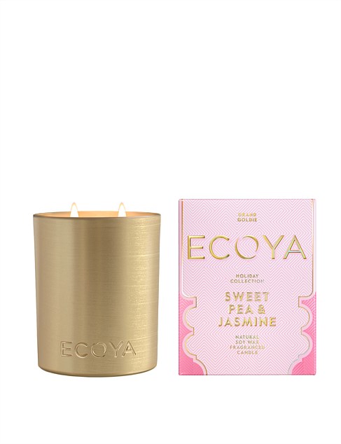 Sweet Pea & Jasmine Grand Goldie Candle 900g