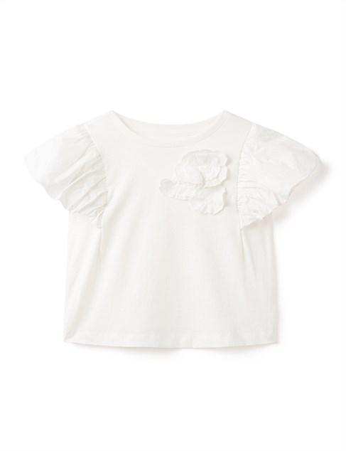 Joy Flower Girls Tee