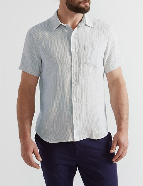 SHORT SLEEVE LINEN SHIRT