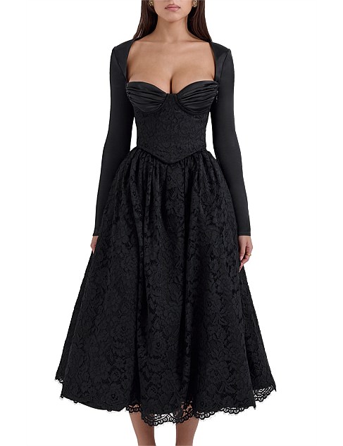 HOUSE OF CB DUCHESS MIDI DRESS