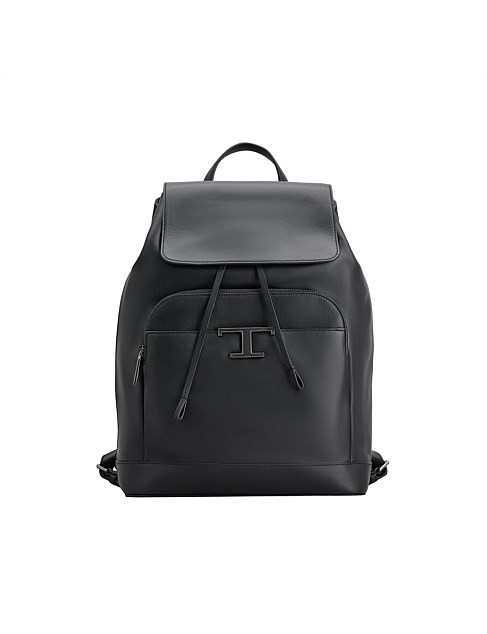 T TIMELESS BACKPACK IN LEATHER MEDIUM