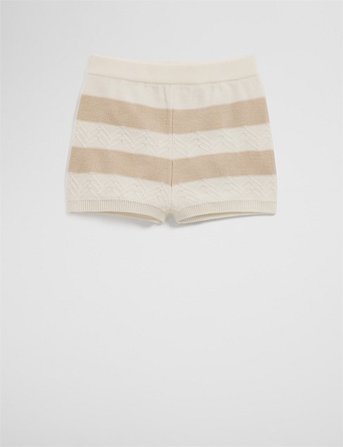 Organically Grown Cotton Wavy Knit Short