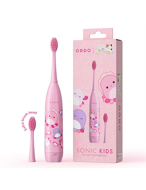 Sonic Kids Battery Toothbrush - Squishmallows Auggie