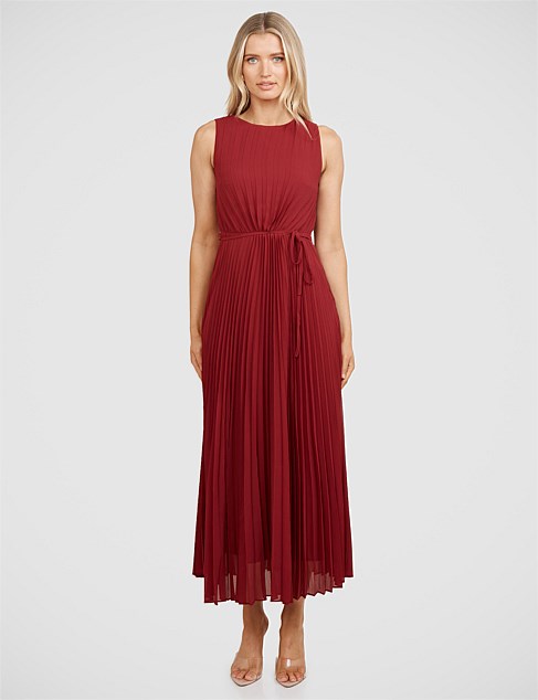 GARCELLE PLEATED MIDI DRESS