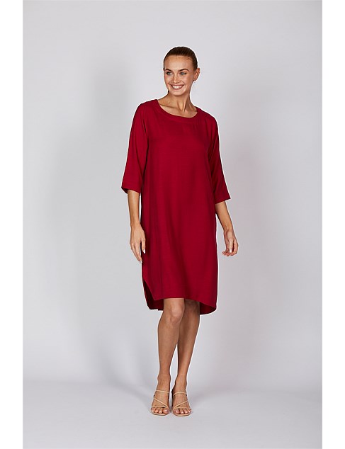 Boatneck Shift Dress