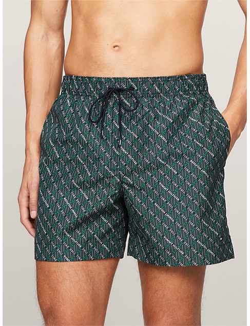 Essential Print Mid Length Swim Trunks