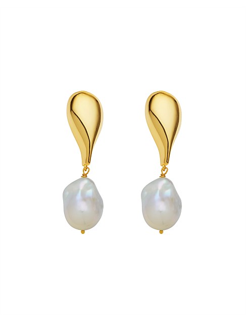 AVALON PEARL DROP EARRINGS