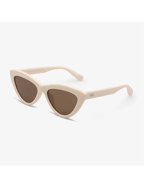 AMS2 POLISHED BONE DARK BROWN SUNGLASSES