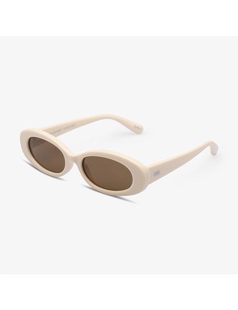 BER POLISHED BONE DARK BROWN SUNGLASSES